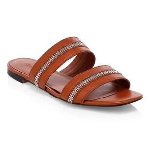 BOGO Rebecca Minkoff Marciann Zipper Leather Sandals New $128